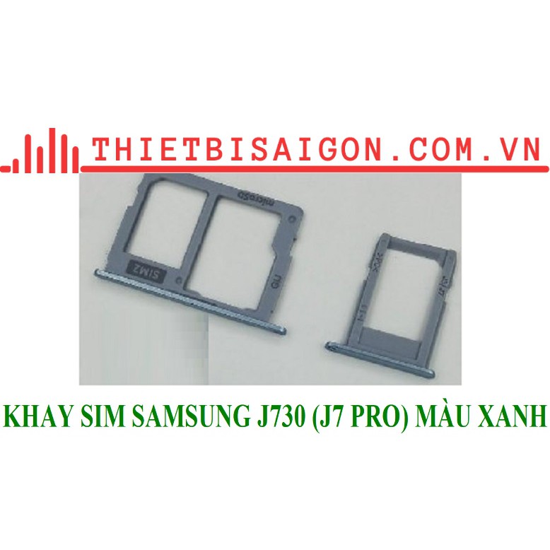 KHAY SIM SAMSUNG J730 (J7 PRO) MÀU XANH