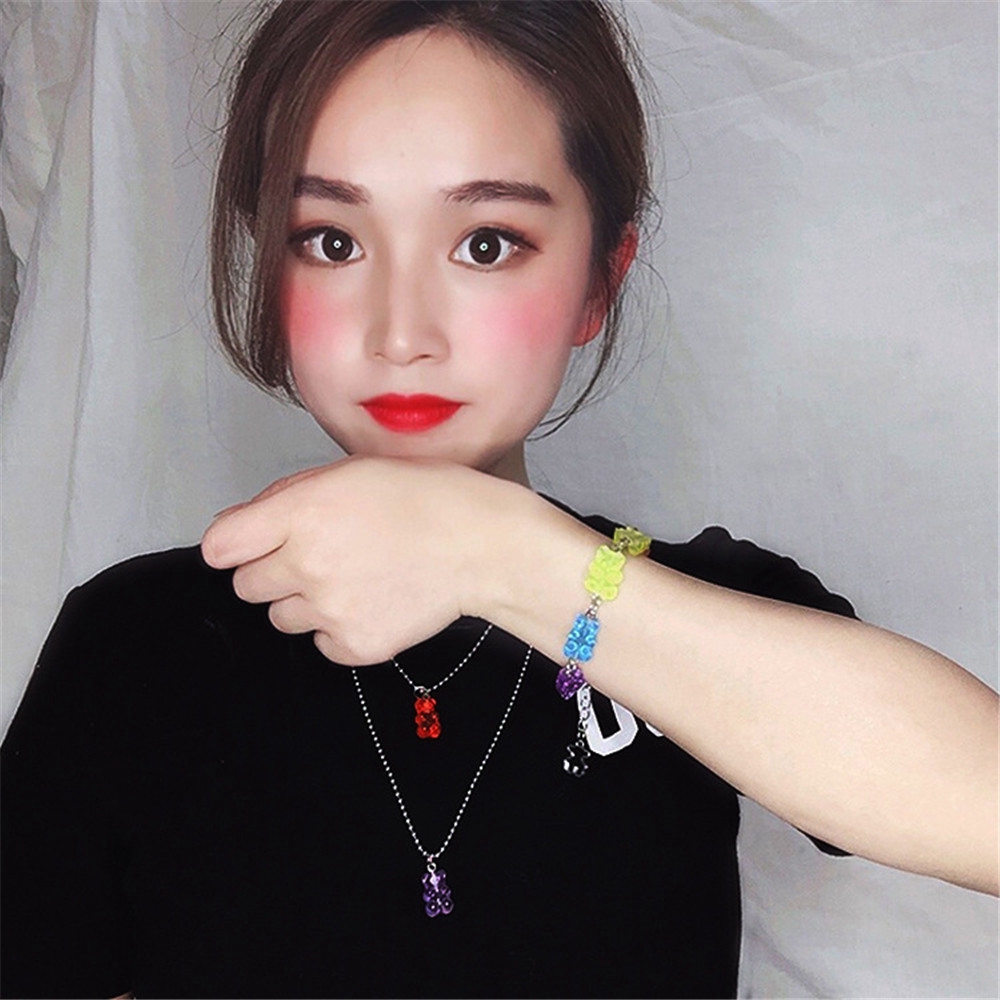 Vòng Tay Dây Rút Màu Sắc Cầu Vồng Xinh Xắn