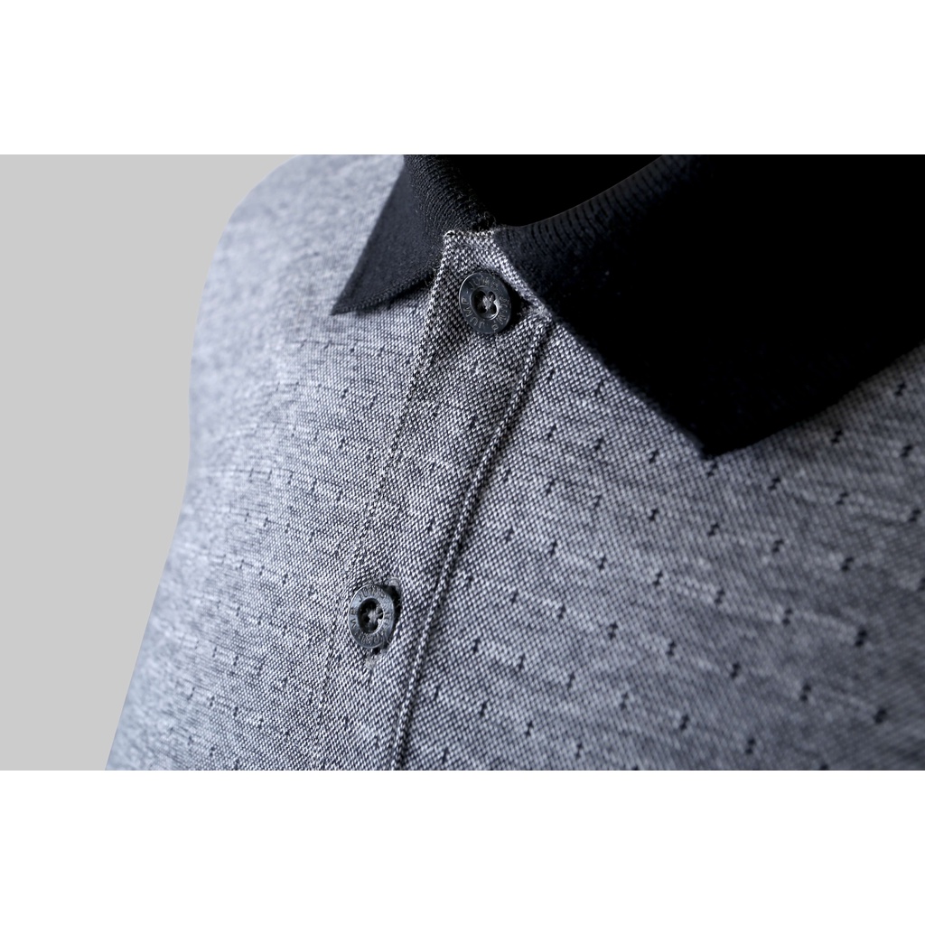 Áo polo nam HANOSIMEX chất thoáng khí thoải mái vải cotton chun