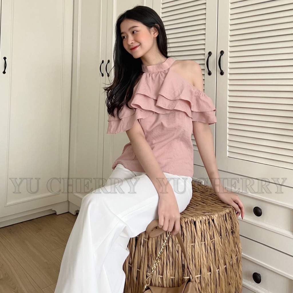 YU CHERRY | Áo halter layered mimi top YA398 | BigBuy360 - bigbuy360.vn