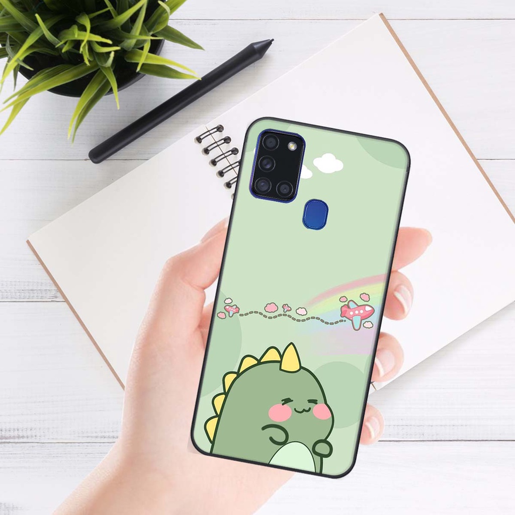 Ốp lưng Samsung A21S in hình khủng long , gấu nâu xinh xắn, siêu cute  mà còn vô cùng RẺ -ĐẸP