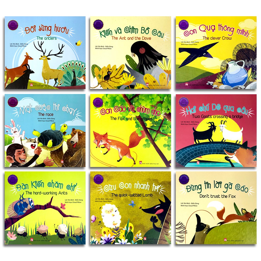 Sách - Tủ Sách Ngụ Ngôn - Song ngữ (9 quyển lẻ tùy chọn)