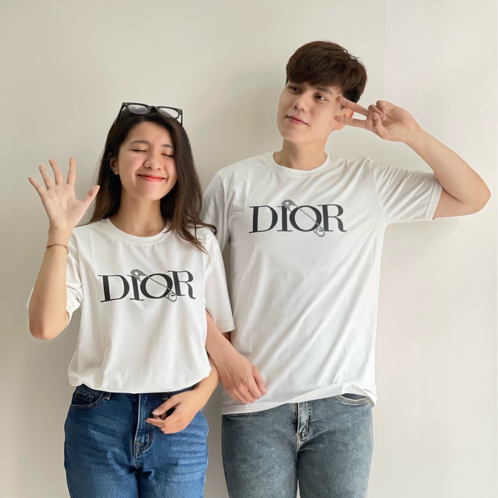 Áo thun nam ngắn tay cổ tròn DIOR