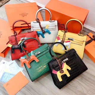 Túi Hermes Kelly hm da cá sấu size 25 cao cấp