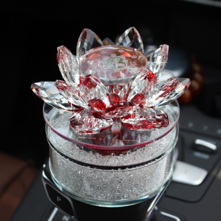 TINH DẦU NƯỚC HOA HÌNH ĐÀI SEN TRANG TRÍ TAPLO XE Ô TÔ