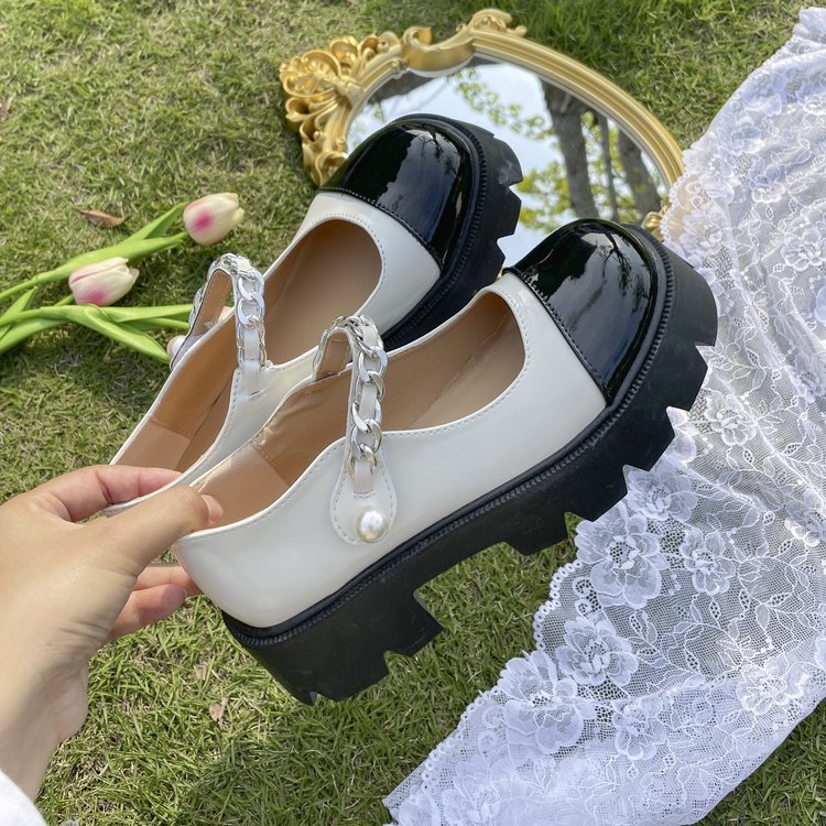 Fashion Ulzzang Platform Round Toe Loafers