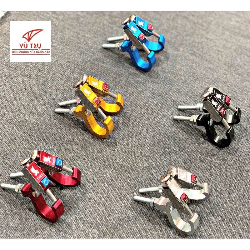 Móc Bấm Treo Đồ Nhôm Cho Các Dòng Xe Máy
