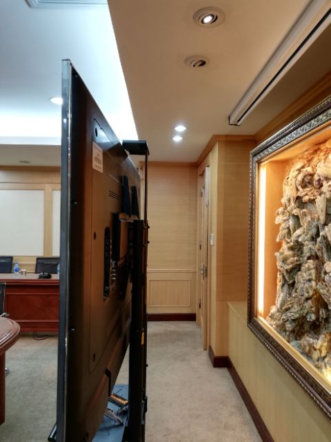 Giá treo tivi di động nb ava1800 - 70 - 1P 55 - 85 Inch cột kệ treo tivi có bánh xe di chuyển  Khoẻ Hơn NB AVA1500