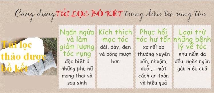 [Siêu Sale] Túi lọc Bồ kết 1 bịch 20 gói Bao bì mới