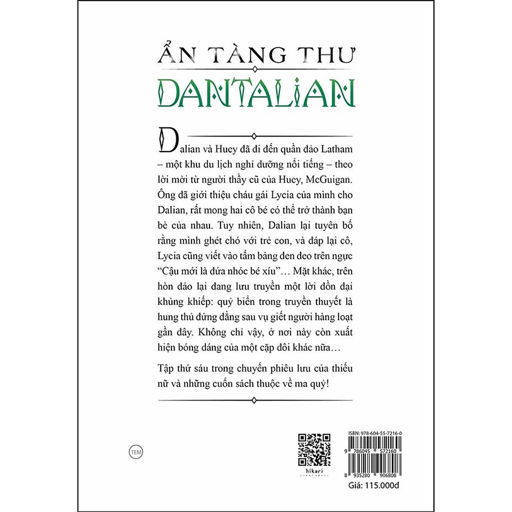 Sách - Ẩn Tàng Thư Dantalian tập 4 Tặng Bookmark