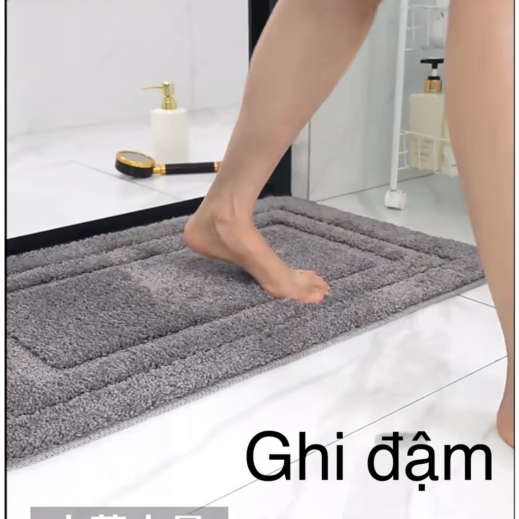 Bộ thảm trải sàn bếp lông len cao cấp, chống bám dầu mỡ, phong cách tối giản kiểu dáng hiện đại