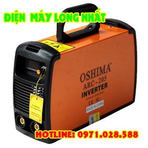 Máy hàn que điện tử Oshima ARC 205 - 8kg, Inverter, 1 pha, 10-200A