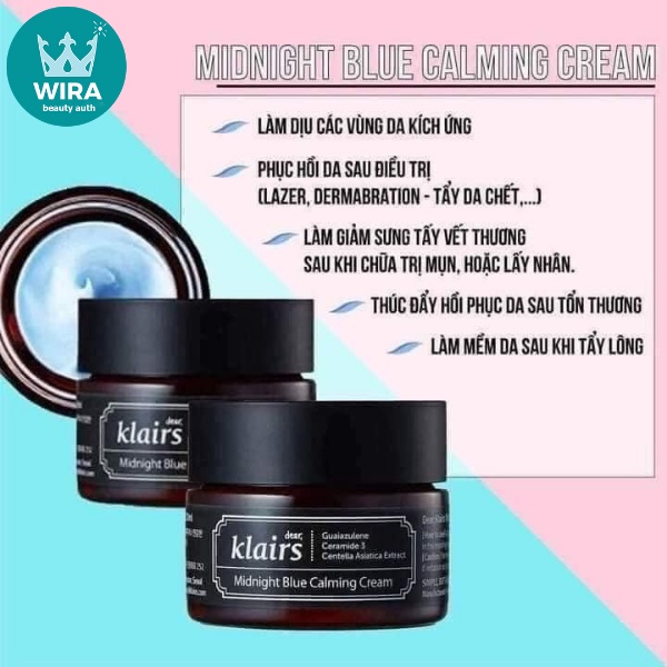 [Nhập mã WIRA giảm 8% đơn hàng từ 300k] Kem dưỡng đêm phục hồi da Klairs Midnight Blue Calming Cream | BigBuy360 - bigbuy360.vn