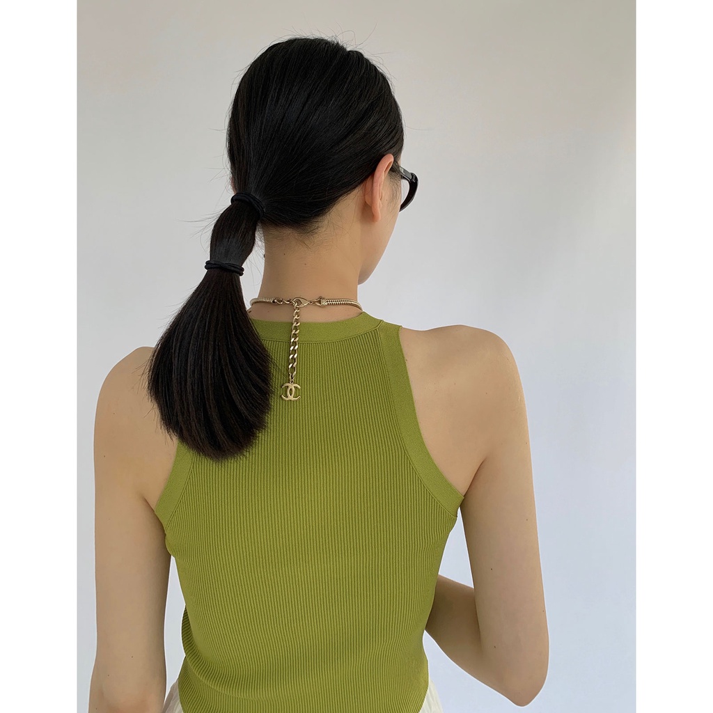 Áo croptop sát nách thiết kế ôm dáng cá tính thời trang cho nữ Xiaozhainv