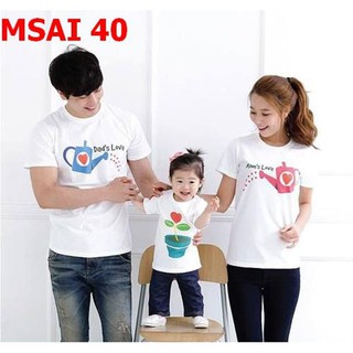 ÁO THUN GIA ĐÌNH MẪU 40