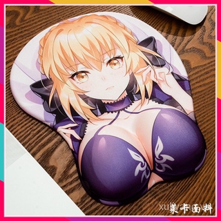 Miếng Lót Chuột Máy Tính Bằng Silicon Hình Hoạt Hình 3d