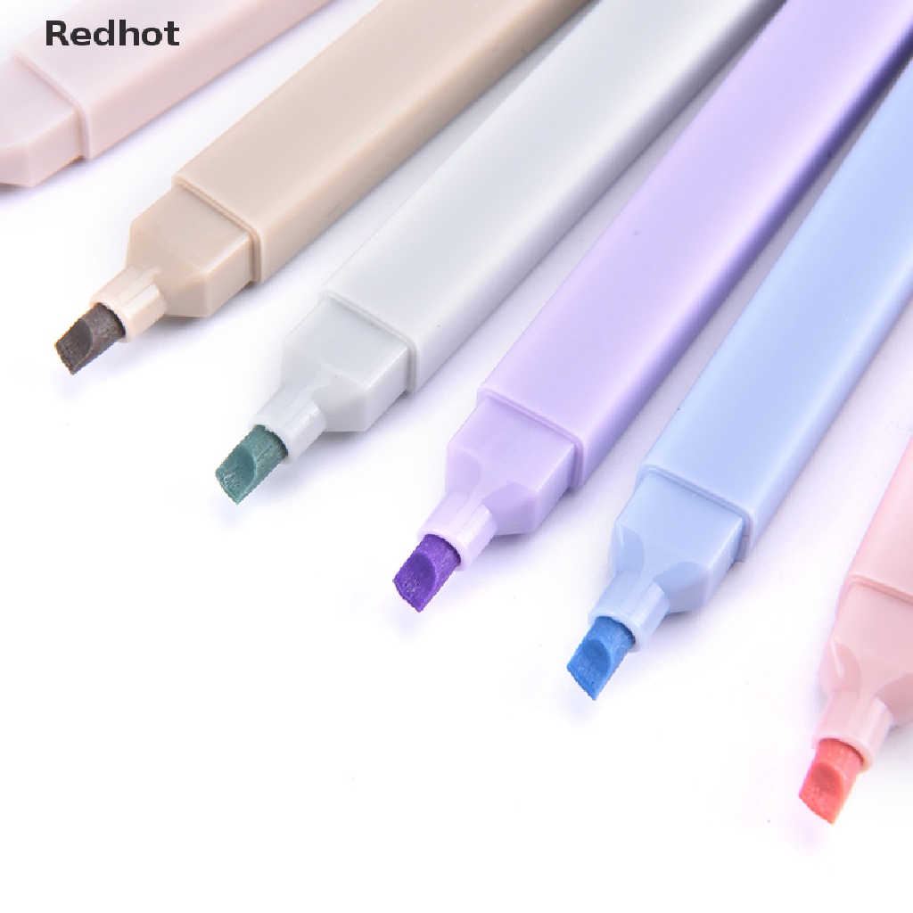Bộ 6 Bút Đánh Dấu Hai Đầu Màu Pastel