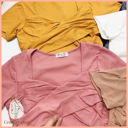 Áo Kiểu Xoắn Ngực CendyClothing CD027