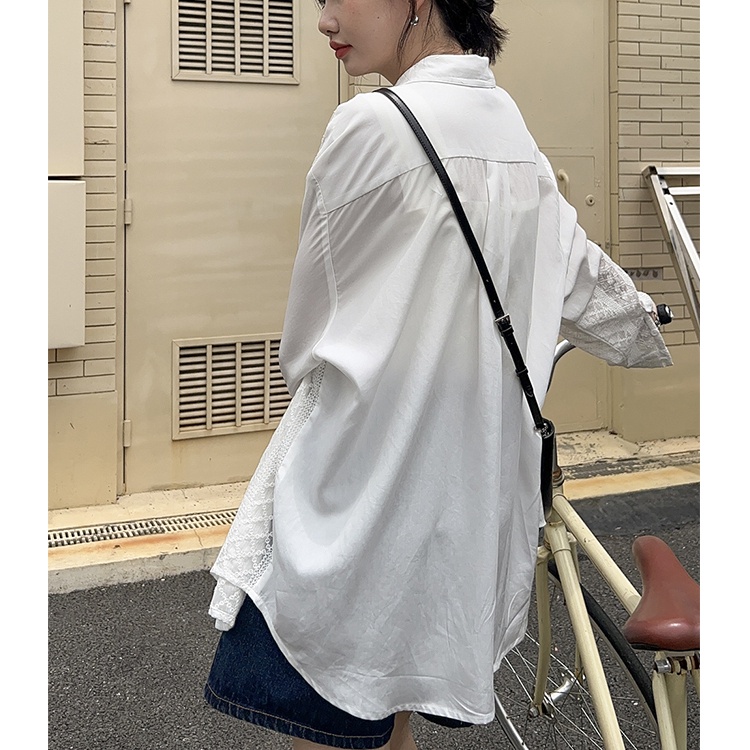 Áo Kiểu Tay Dài Dáng Rộng Chống Nắng Thời Trang Mùa Hè Cho Nữ