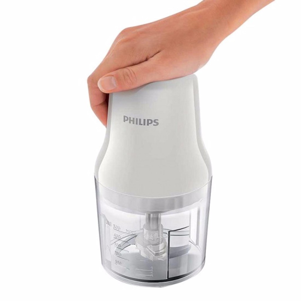 Máy xay thịt Philips HR1393 0.7L (Trắng) - Bảo hành 12 tháng