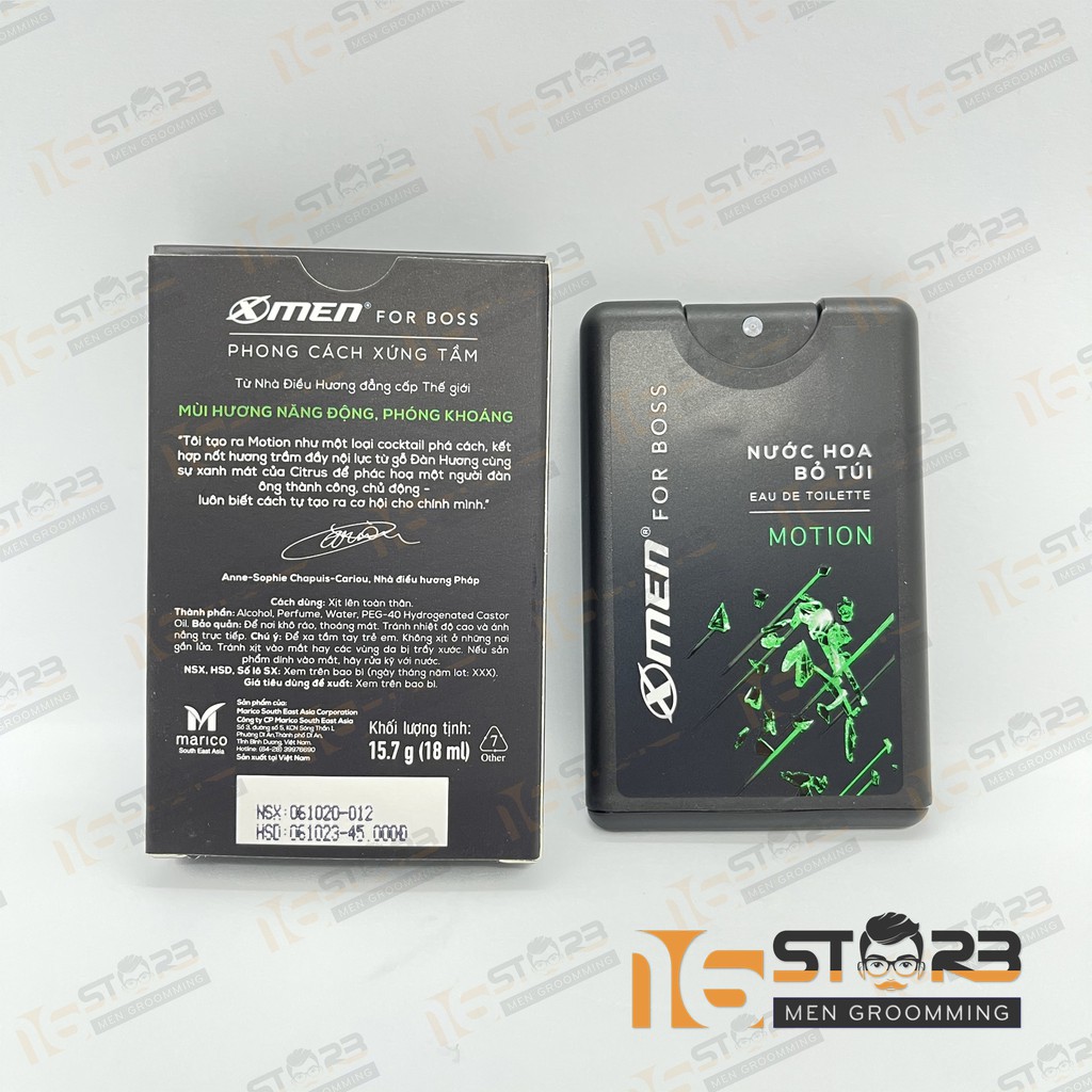 [Chính Hãng 100%] Nước Hoa Bỏ Túi Mini Xmen For Boss Intense/Motion 18ml | BigBuy360 - bigbuy360.vn
