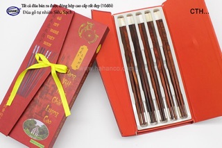 ĐŨA GỖ TRẮC KHẢM 3 CHẤM XÀ CỪ HAHANCO CTH111