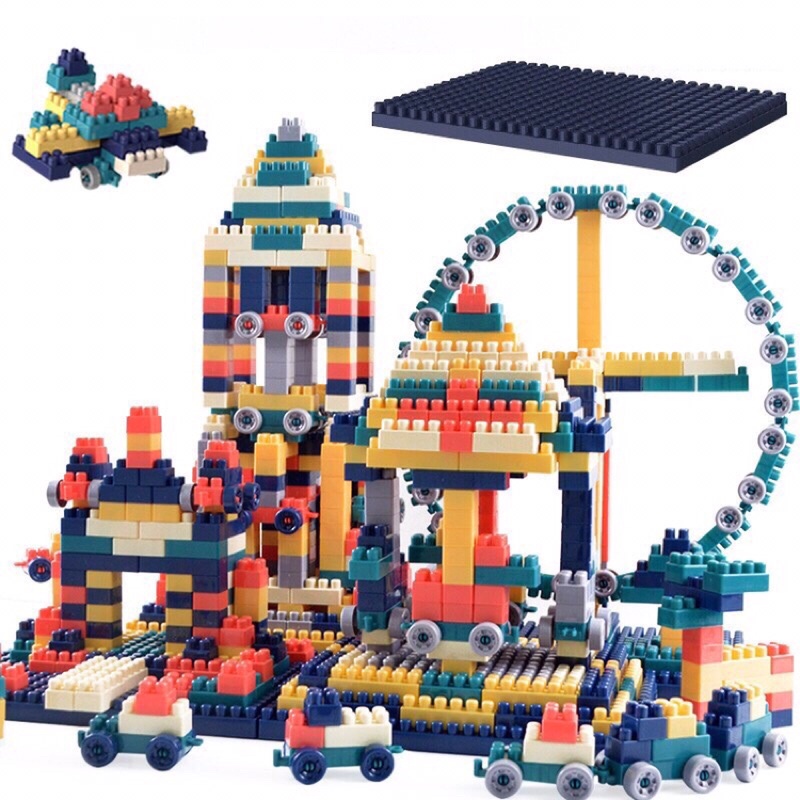 ghép hình lego 520 chi tiết cho bé,đồ chơi thông minh