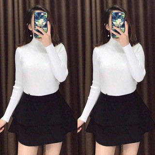 Áo len cổ lọ