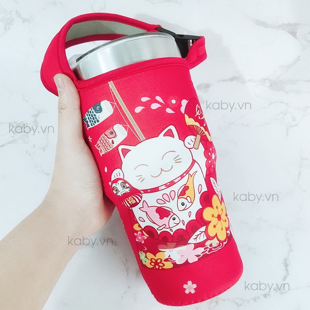 Túi đựng ly giữ nhiệt cho các loại bình ly giữ nhiệt dung tích từ 650ml PK02 đến 900ml