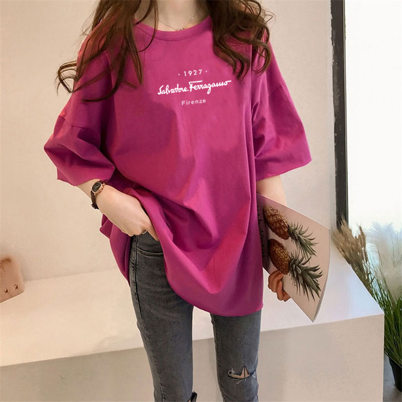 NRVP Áo thun tay ngắn dáng rộng thời trang cho nữ