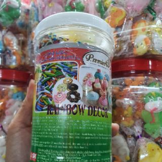 Cốm Màu Trang Trí Bánh 500GR - Date Mới