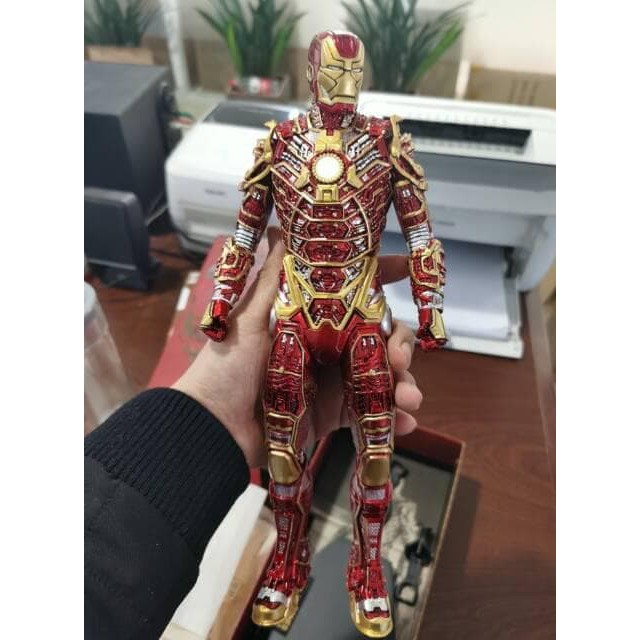 Mô hình Iron man Mk 41 bone đỏ, bone đen chính hãng Crazy toys - Avengers