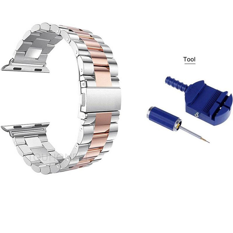 Dây đeo đồng hồ thép không gỉ thay thế thích hợp cho Apple Watch 4 3 2 1 42mm 38mm iWatch 5 6 SE 40MM 44MM Series T500 Strap Apple Watch Series 8 7 41MM 45MM Ultra 49MM band