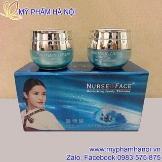 Bộ nurse face ngọc trai 2in1