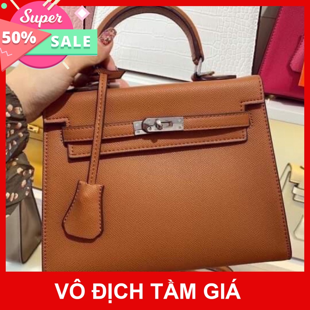 [Tặng khăn] Túi hm size 25 túi hermès size 20 thết kế ổ khoá mạ vàng siêu thời trang