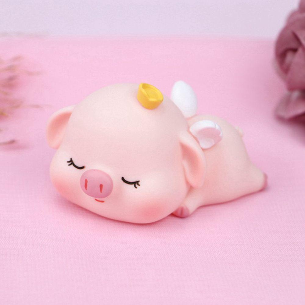 ♫DAPHNE♫ Fashion Cake Decoration Cartoon Ornament Car Interior Decoration Gift New Cute Piggy Doll