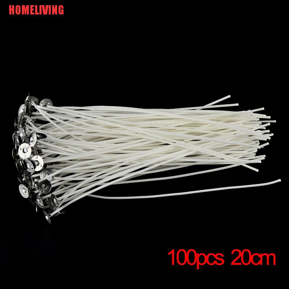 Set 100 Dây Tim Cotton 8 / 10 / 12 / 15 / 20Cm Chuyên Dụng Cho Nến DIY