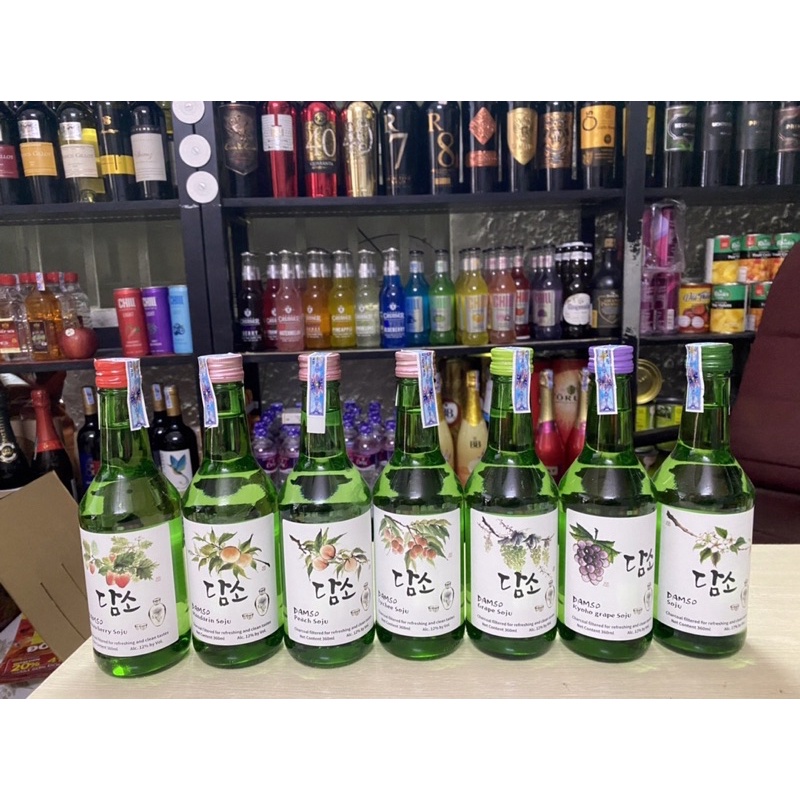 Soju Hàn Quốc Damso 360ml-Vị Quýt