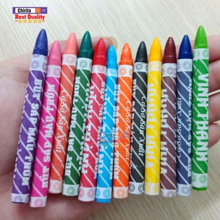 Hộp Bút Sáp Màu Thơm 12 Màu Sắc Tươi Mới - Bút Màu Cho Bé Vẽ Tô Màu Sáng Tạo