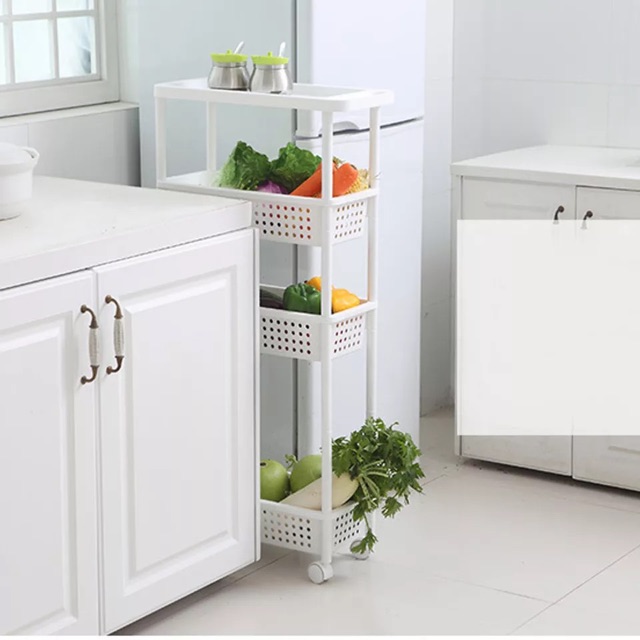 Kệ khe, kệ di động đa năng 3 tầng