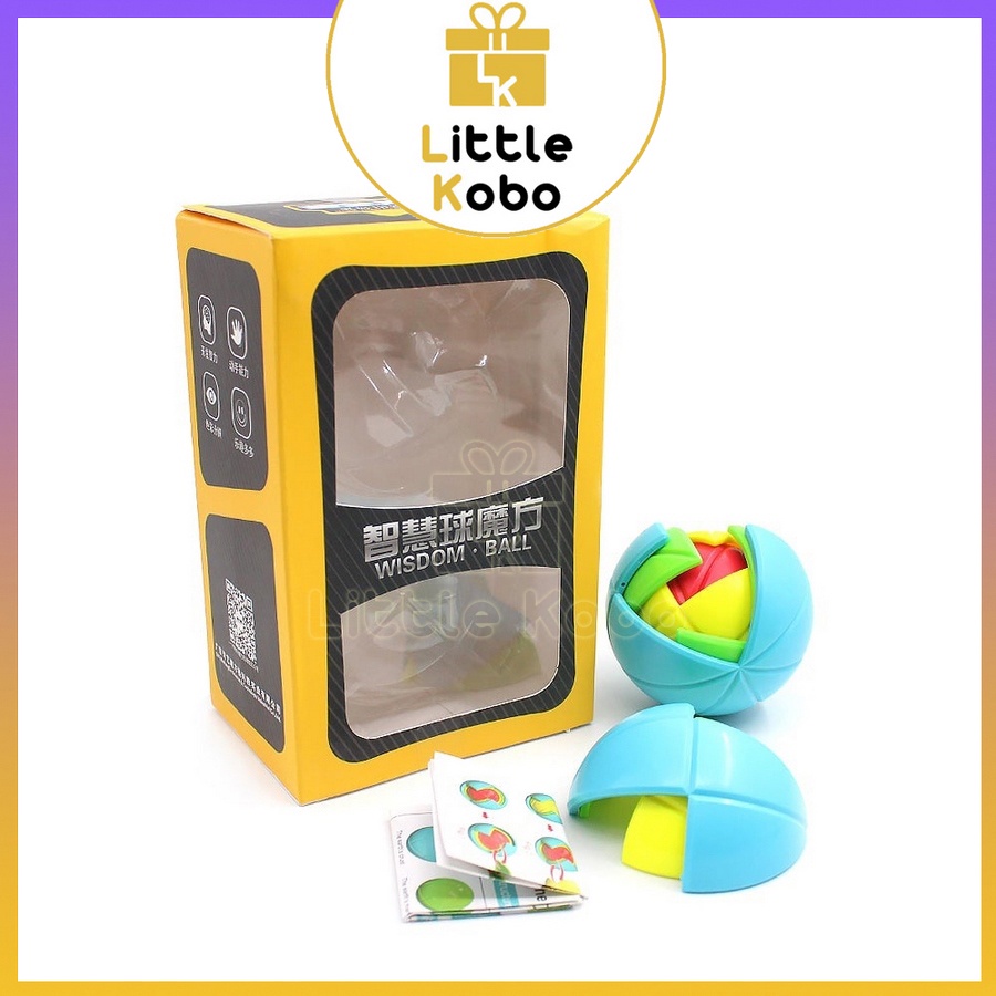 Rubik QiYi Wisdom Ball Rubic Biến Thể 3D Spherical Maze Ball Đồ Chơi Trí Tuệ
