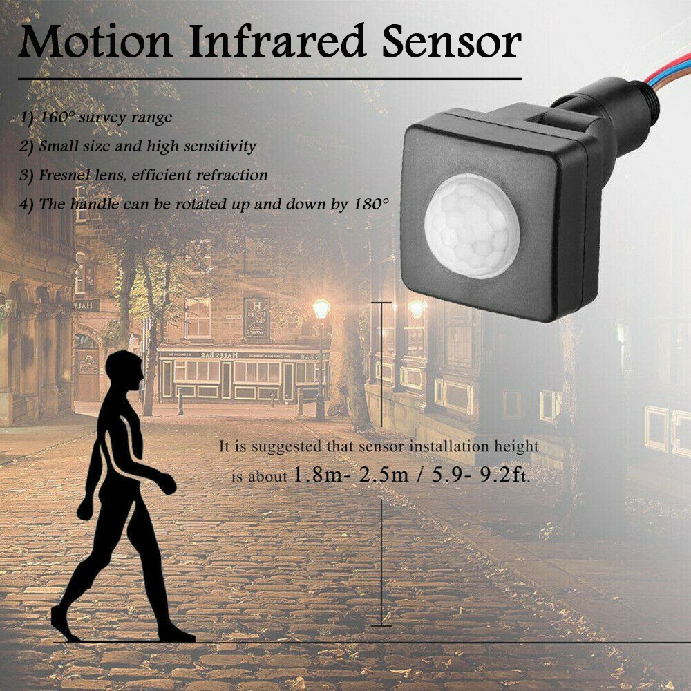 Công tắc cảm biến đèn chuyển động AC 220V chất lượng cao