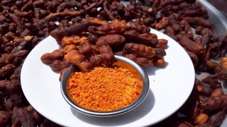 ME LÀO MUỐI TÔM hộp 500gr