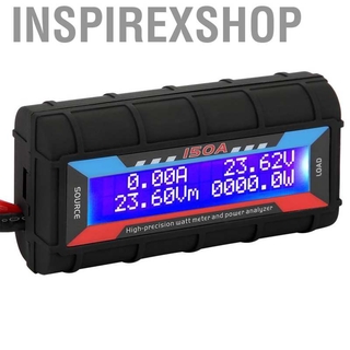 Inspirexshop LCD Display Digital Current Voltage Power Watt Meter Test 150A for RC Model Airplane