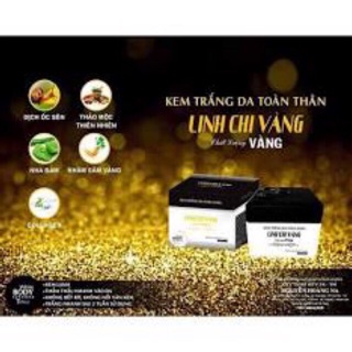 KEM DƯỠNG TRẮNG DA BODY LINH CHI VÀNG