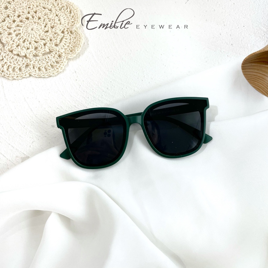 Kính mát trẻ em gọng nhựa dẻo nhẹ mắt chống Uv400 nhiều màu siêu xinh Emilie eyewear phụ kiện thời trang