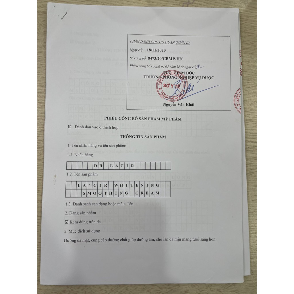 Viên Uống Glutathione 600 - Hàng Chính Hãng Dr.Lacir 004 | Thế Giới Skin Care