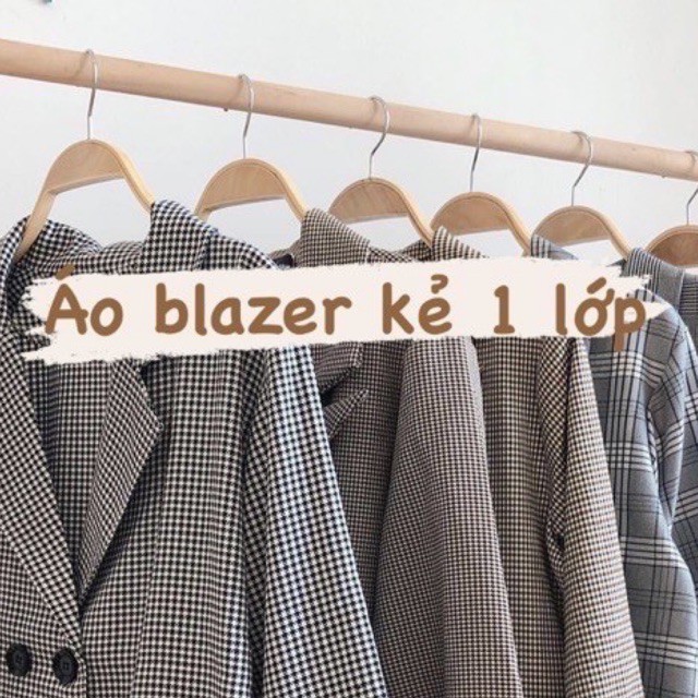 ÁO BLAZER 1 LỚP TRƠN KẺ DÀI TAY CHẤT ĐẸP[ SẴN/ ẢNH THẬT] | BigBuy360 - bigbuy360.vn