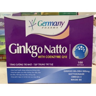 GINKGO NATTO with coenzyme Q10 hoạt huyết dưỡng não, giúp tăng cường trí nhớ, tập trung trí tuệ