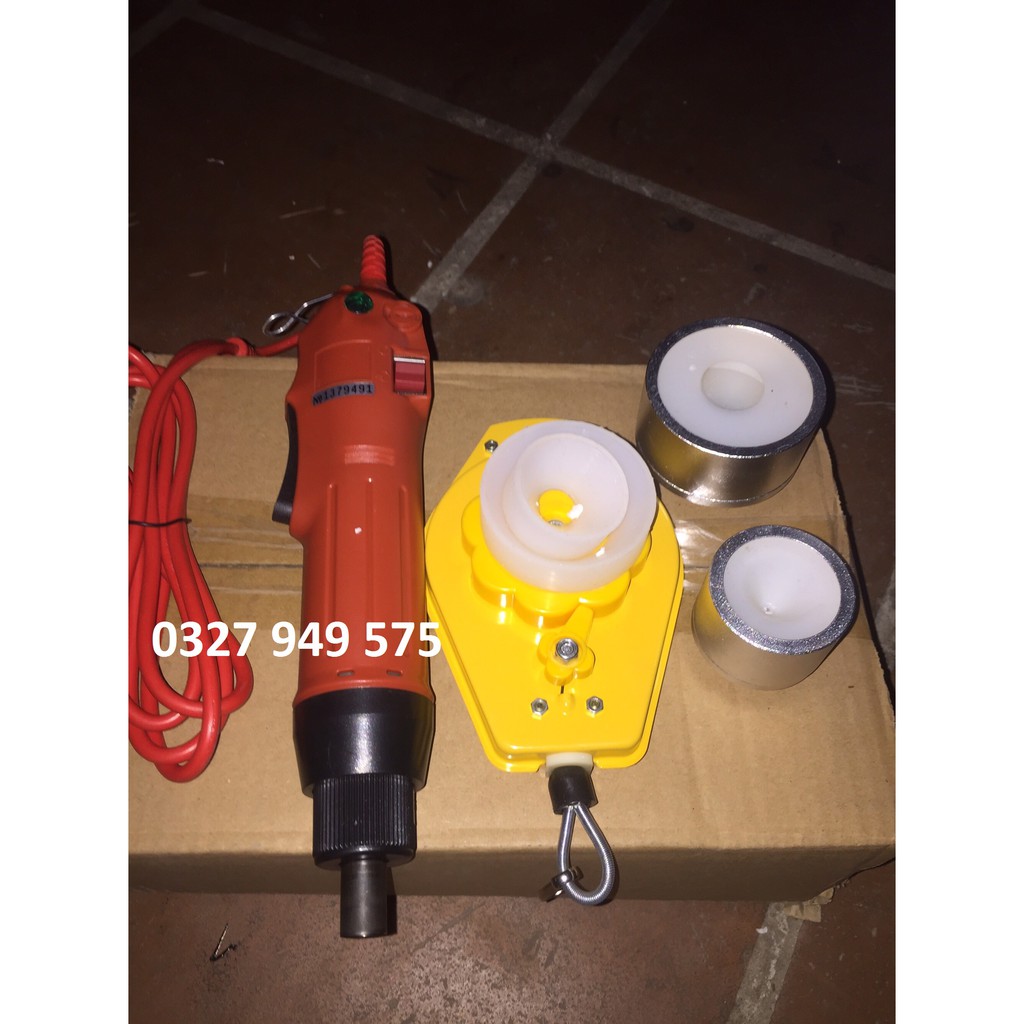 Máy siết nắp chai, máy vặn nắp chai nhựa cầm tay, máy đóng nắp, máy xoáy nắp chai nhựa cầm tay OS600